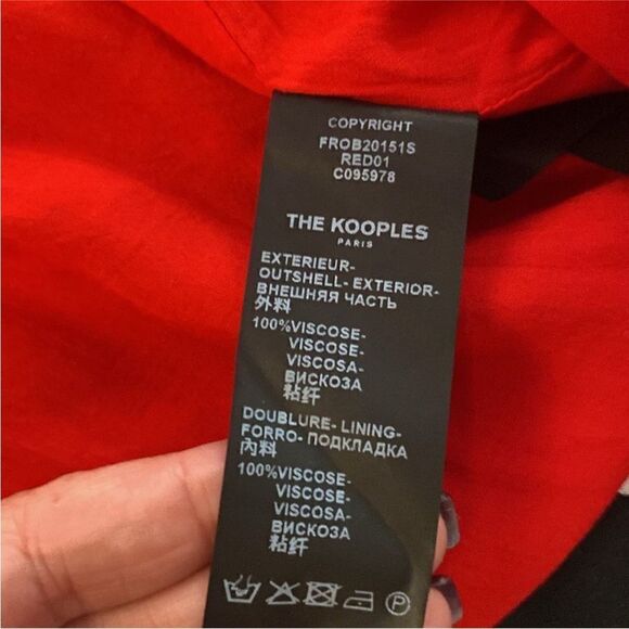 The Kooples XSport viscose wrap dress, US0 - Picture 16 of 16